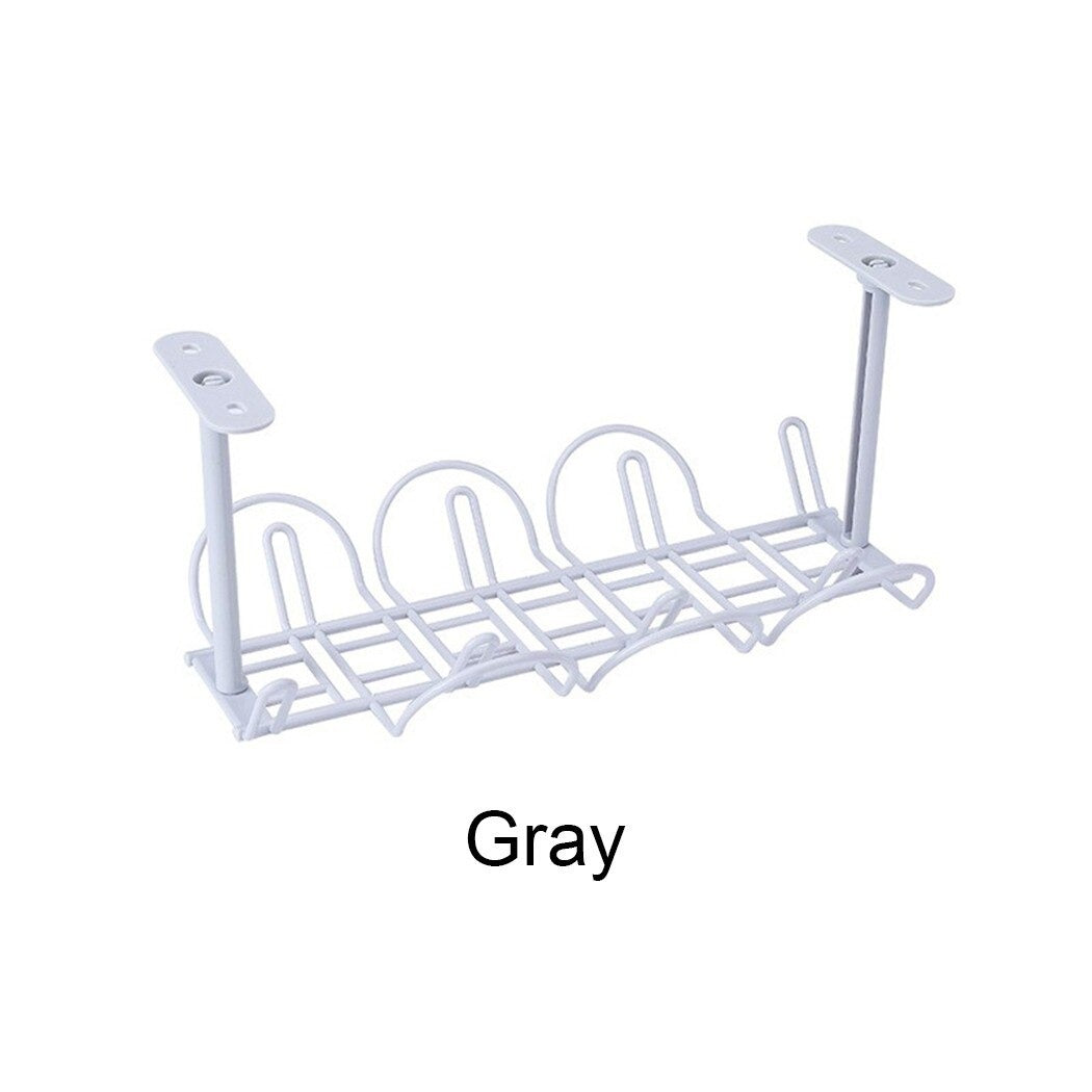 Cable Tray Under Desk (+No Drill Option)